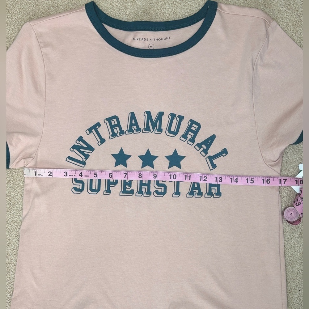Threads 4 Thought 🌱 | Intramural Superstar Tee Size XS 💕 | New With Tags 🏷️ - Picture 6 of 7